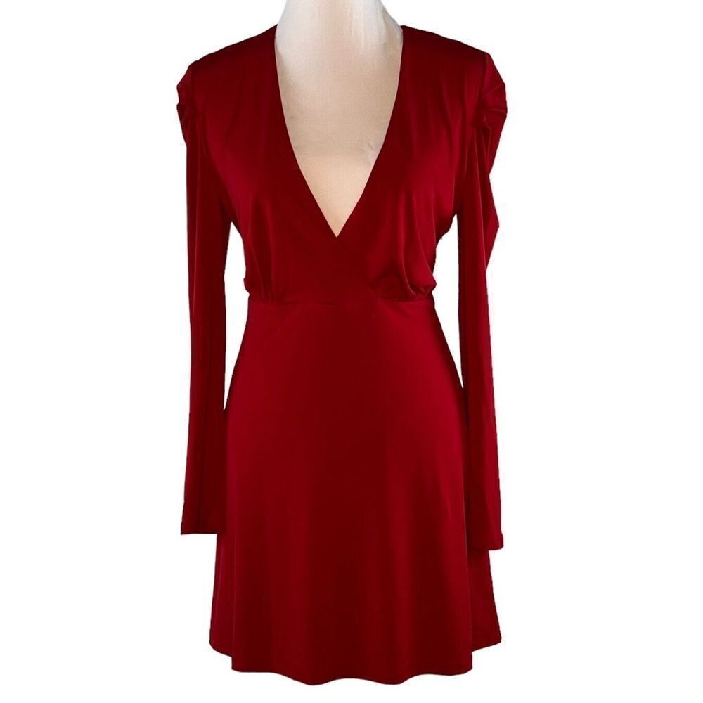 NWOT Privacy Please Mini Red Dress